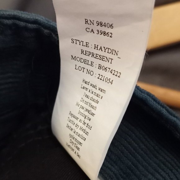 THEORY - Blue corduroy velvet pants - Size 33 - Picture 13 of 14